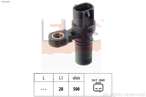 RPM Sensor, automatic transmission (1.953.441)