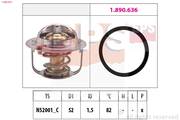 Thermostat, coolant (1.880.679)