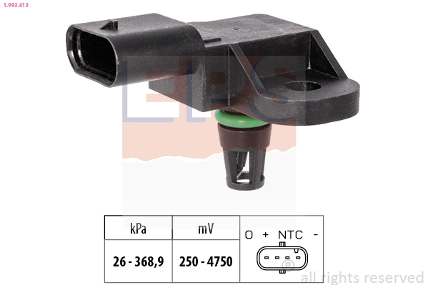 Air Pressure Sensor, altitude adaption (1.993.413)