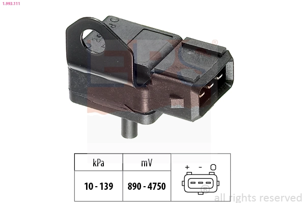 Air Pressure Sensor, altitude adaption (1.993.111)