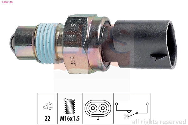 Switch, reverse light (1.860.149)