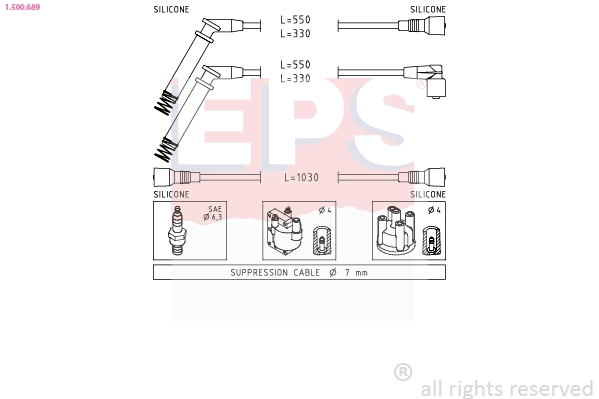 Ignition Cable Kit (1.500.689)