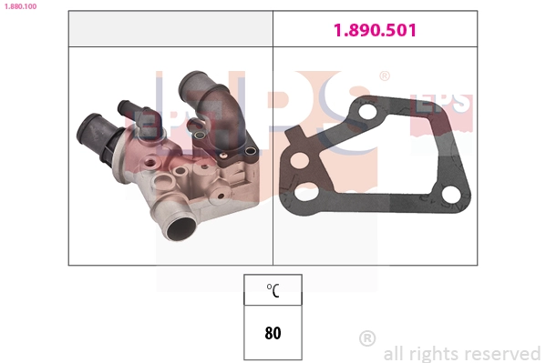 Thermostat, coolant (1.880.100)