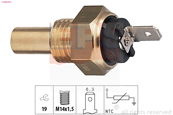Sensor, coolant temperature (1.830.015)
