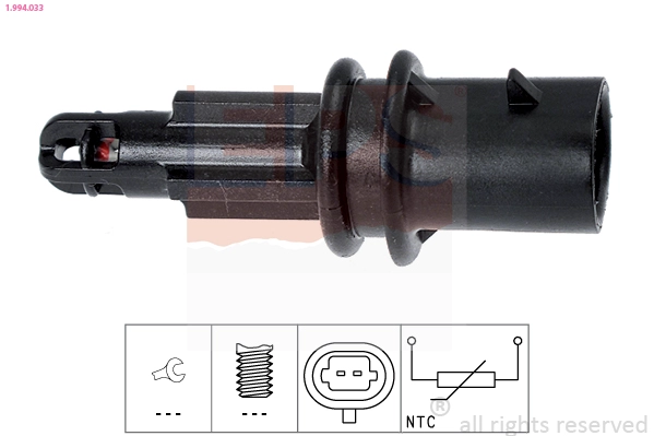 Sensor, intake air temperature (1.994.033)