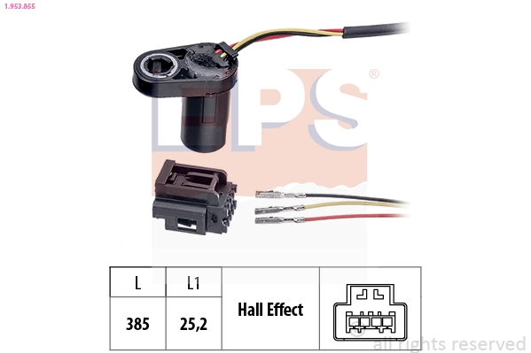 RPM Sensor, automatic transmission (1.953.855)