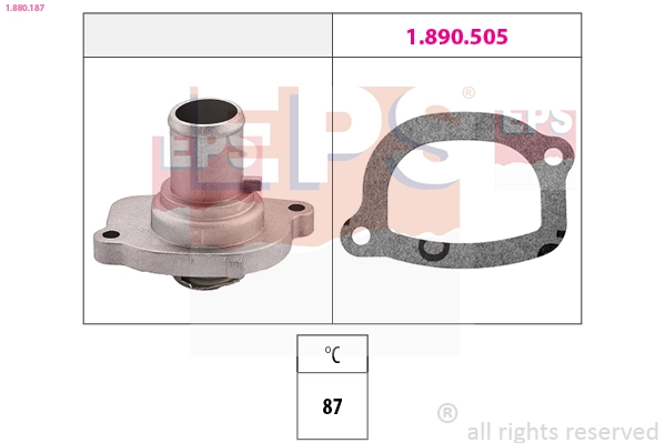 Thermostat, coolant (1.880.187)