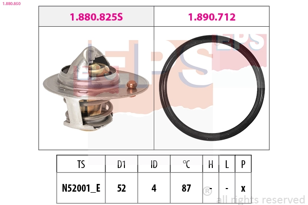 Thermostat, coolant (1.880.850)
