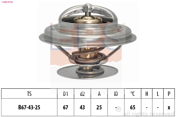 Thermostat, coolant (1.880.978S)