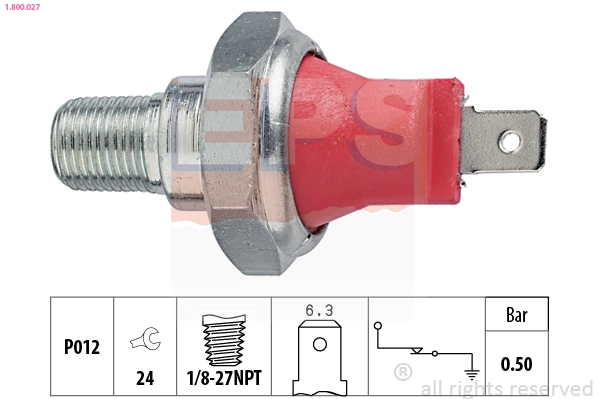 Oil Pressure Switch (1.800.027)