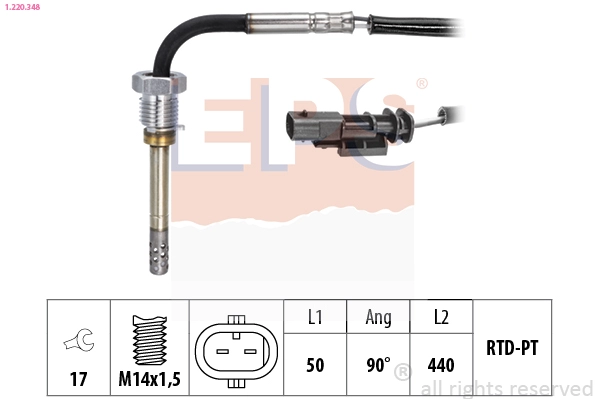 Sensor, exhaust gas temperature (1.220.348)