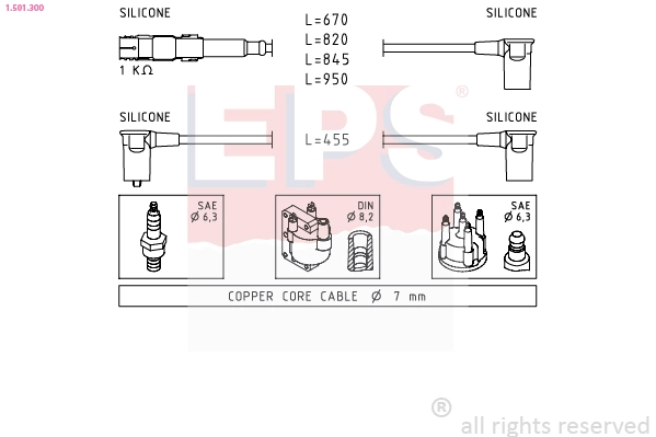 Ignition Cable Kit (1.501.300)