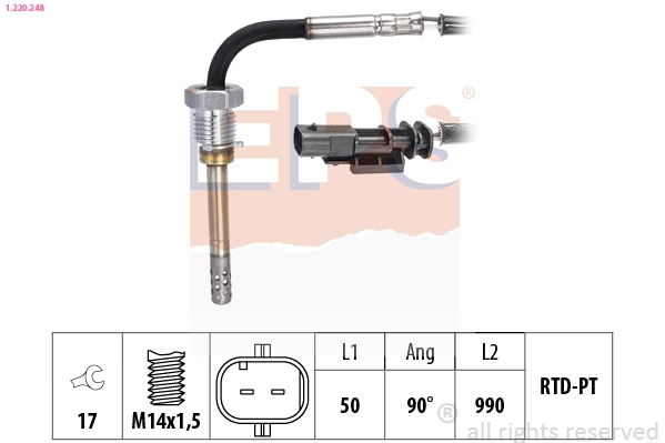 Sensor, exhaust gas temperature (1.220.248)