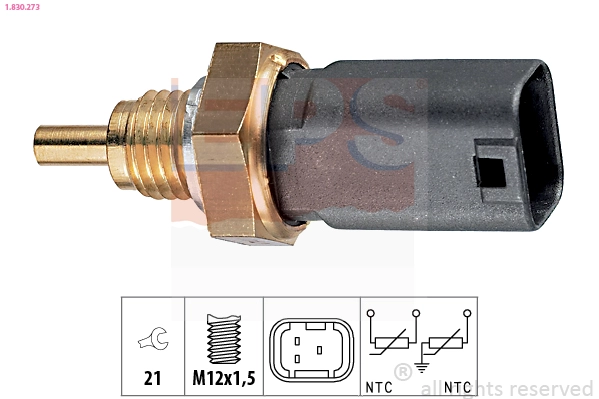 Sensor, coolant temperature (1.830.273)