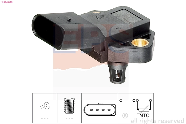 Sensor, intake air temperature (1.994.040)