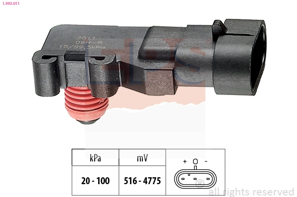 Air Pressure Sensor, altitude adaption (1.993.011)