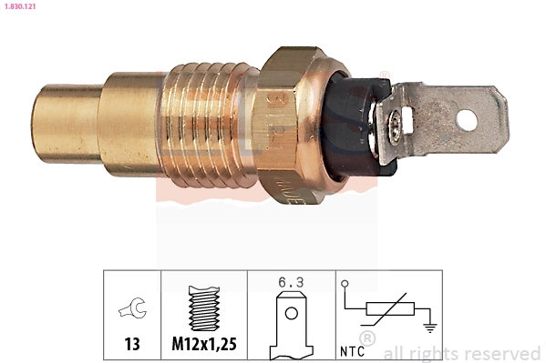 Sensor, coolant temperature (1.830.121)