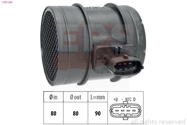 Mass Air Flow Sensor (1.991.483)