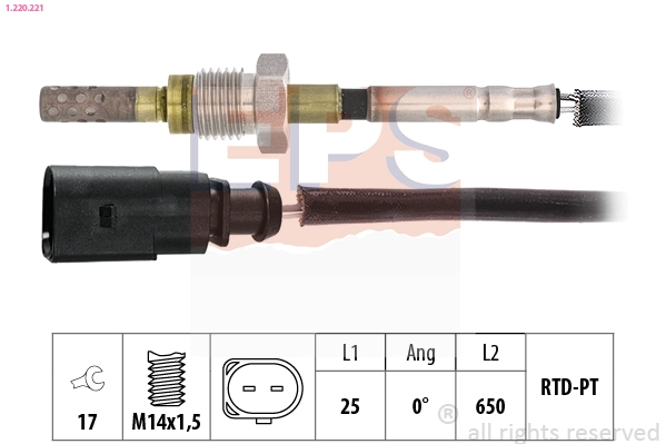 Sensor, exhaust gas temperature (1.220.221)