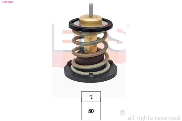 Thermostat, coolant (1.880.965S)