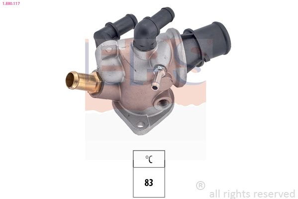 Thermostat, coolant (1.880.117)