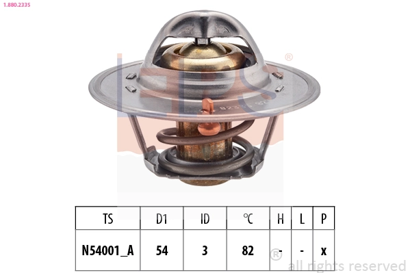 Thermostat, coolant (1.880.233S)