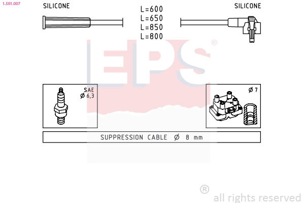 Ignition Cable Kit (1.501.007)