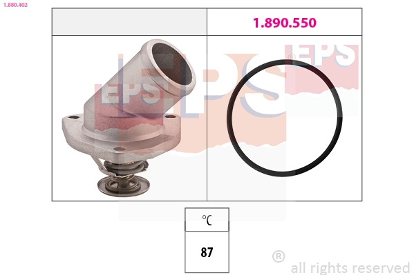Thermostat, coolant (1.880.402)