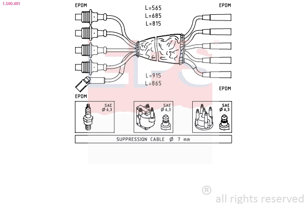 Ignition Cable Kit (1.500.491)