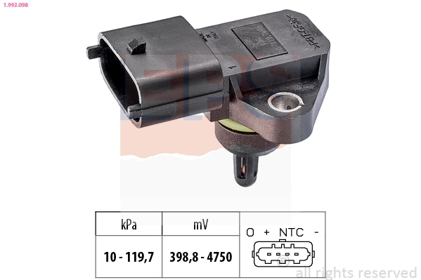 Air Pressure Sensor, altitude adaption (1.993.098)