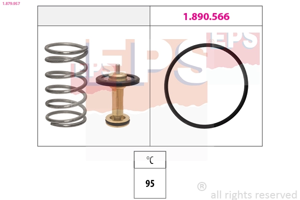 Thermostat, coolant (1.879.957)