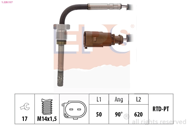 Sensor, exhaust gas temperature (1.220.157)