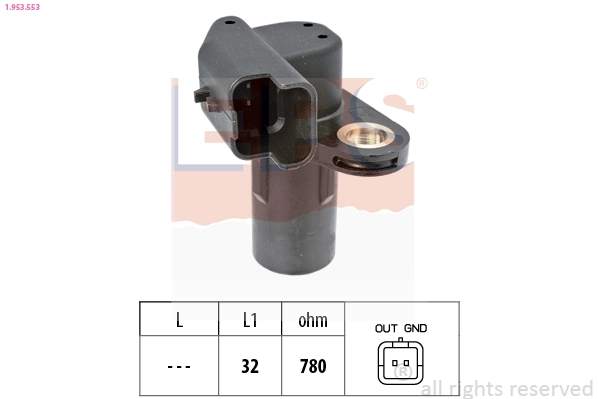 Sensor, crankshaft pulse (1.953.553)
