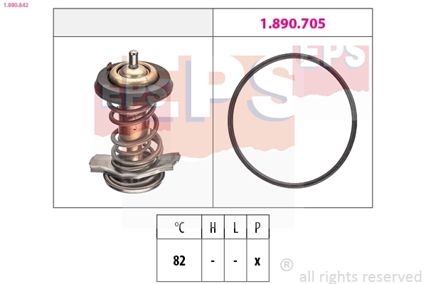 Thermostat, coolant (1.880.842)