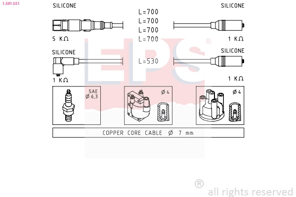 Ignition Cable Kit (1.501.551)