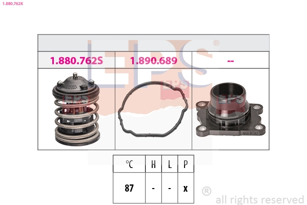 Thermostat, coolant (1.880.762K)
