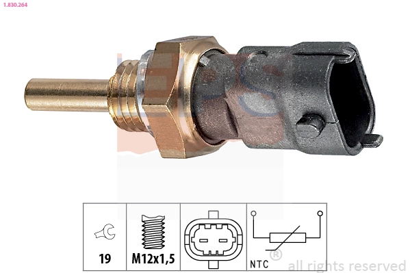 Sensor, coolant temperature (1.830.264)
