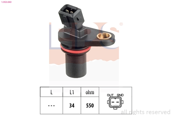 Sensor, camshaft position (1.953.043)
