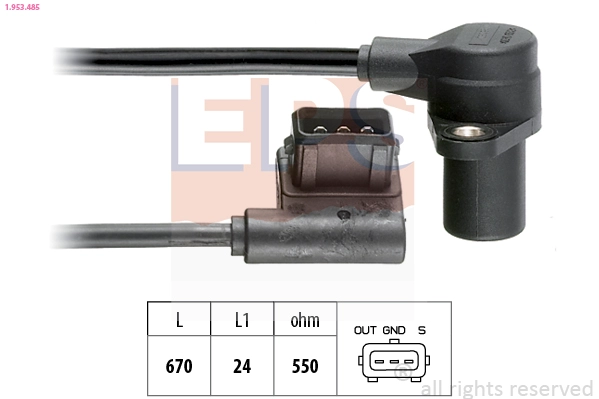 Sensor, crankshaft pulse (1.953.485)