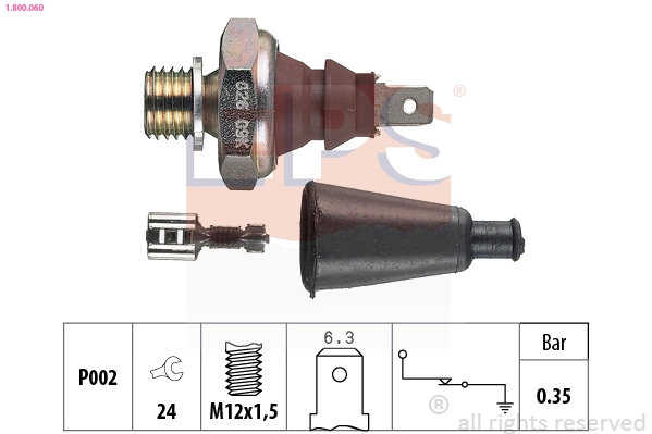 Oil Pressure Switch (1.800.060)