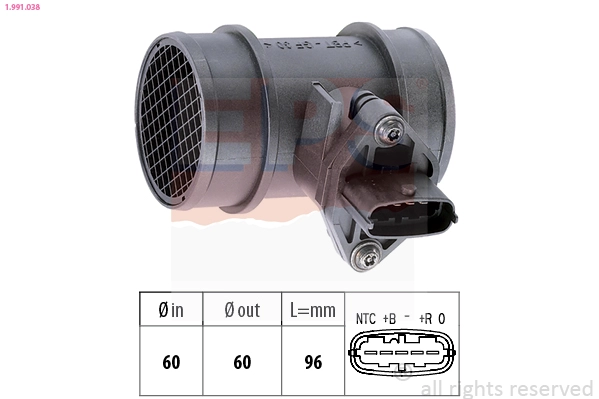 Mass Air Flow Sensor (1.991.038)