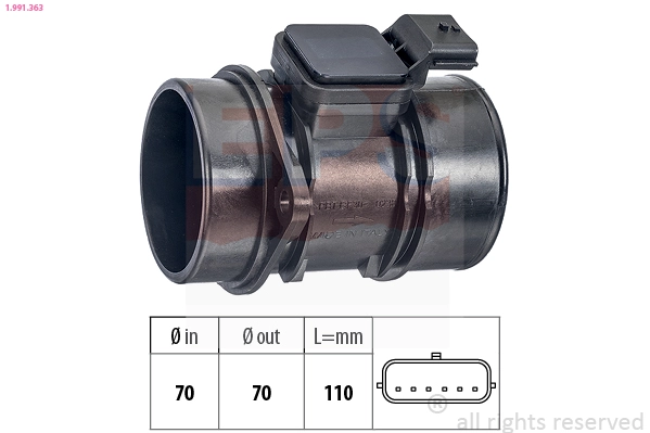 Mass Air Flow Sensor (1.991.363)