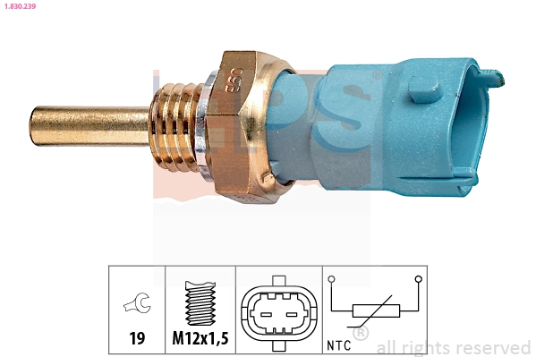 Sensor, oil temperature (1.830.239)