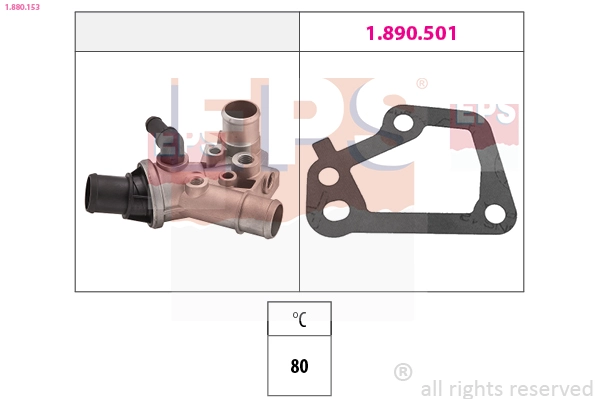 Thermostat, coolant (1.880.153)