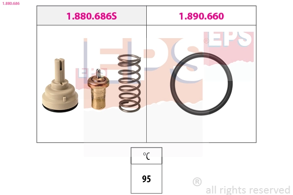 Thermostat, coolant (1.880.686)
