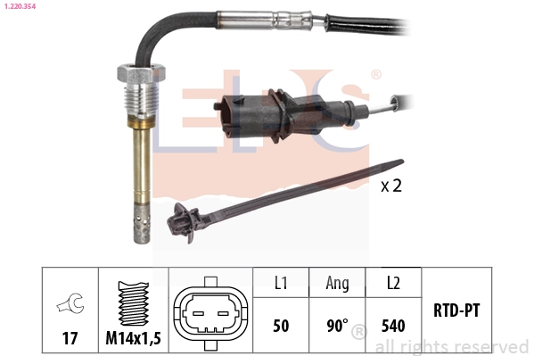 Sensor, exhaust gas temperature (1.220.354)
