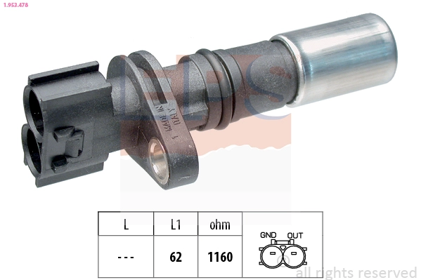 Sensor, crankshaft pulse (1.953.478)