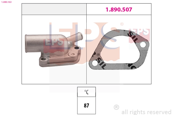 Thermostat, coolant (1.880.163)