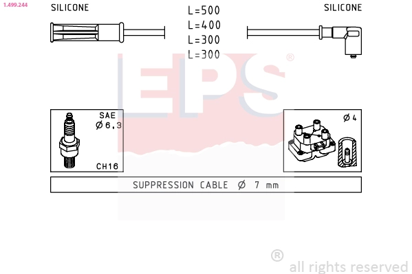 Ignition Cable Kit (1.499.244)