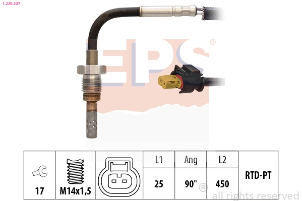 Sensor, exhaust gas temperature (1.220.307)